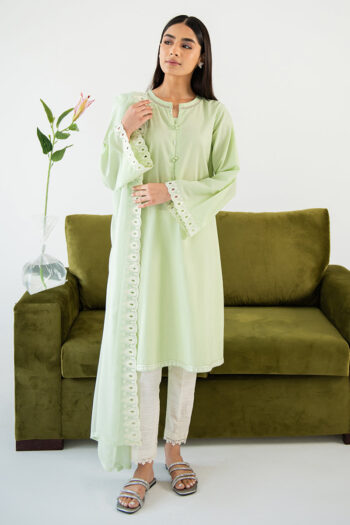 VERDANT SAGE-2PC(SHIRT & DUPATTA)