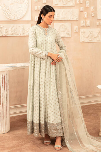 PISTACHIO BLOOM-2PC SILK EMBROIDERED PRET